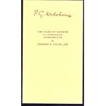 Toad at Harrow: P G Wodehouse in Perspective (Wodehouse Monograph: No. 3) book cover