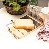RED VANILLA 5 PIECE NAPA CHEESE BOARD SLICER AND STAINLESS STEEL KNIFE SET!!! by RED VANILLA