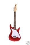 Assasin 39 Inch Metallic Red Electric Guitar With Gig Bag and Cable