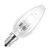 Philips 25265120 EcoClassic 30 E14 B35 Brilliantes Halogenlicht 28W in Kerzenform, klar