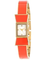 kate spade new york Womens 1YRU0285 Maraschino Enamel Carlyle Bangle Watch