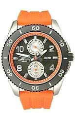 Tommy Bahama Relax Silicone Strap Black Dial Men's watch #RLX1092