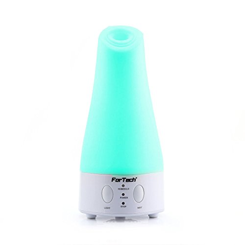 ForTech Mini Ultrasonic Aroma Diffuser Air Humidifier Essential Oil Diffuser(Cute Shape)/150ML