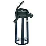 Review overstockedkitchen  / 2.2 LITER AIRPOT BRUSHED STAINLESS STEEL GLASS LINED