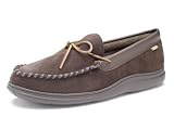 L.B. Evans Chocolate Lined Slipper 1142