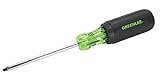 Greenlee 0353-12C Screwdriver with Soft Ergo Grip, Square-Recess Tip, #1 by 4-Inch [並行輸入品]