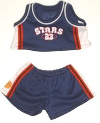 Basketball Uniform Fits most Webkinz, Shining Star and 8" - 10" Make Your Own Stuffed Animals