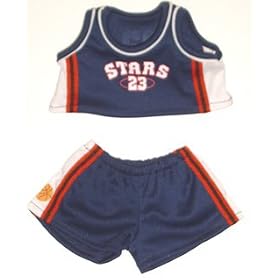 Basketball Uniform Fits most Webkinz, Shining Star and 8