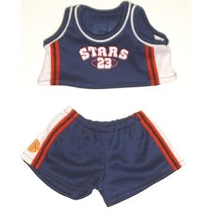Basketball Uniform with Ball accessory Fits most Webkinz, Shining Star and 8