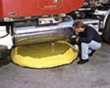 Ultra POP8066 Pop-Up Sprung Steel Pool is ideal for containing leaking diesel fuel or hydraulic fluids, temporarily containing leaking drums or pails. Is ready to use with no assembly. 66 gallon capacity, top diameter 42