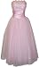 Apparel : Strapless Tulle Prom Dress Formal Gown Gold Embroidery