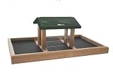 3 Quart Cedar Hopper on Platform