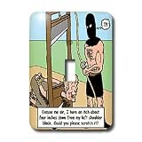Londons Times Funny Music Cartoons - Gallows Humor - Light Switch Covers - single toggle switch