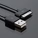 Black 6 Foot USB Charge and Sync Cable Cord for iPod, iPhone, iPad (Bulk Packaging)