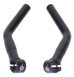 Origin8 Pro Pulsion Compe-lite Bar Ends - Long Black, "L" Shape