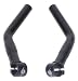 Origin8 Pro Pulsion Compe-lite Bar Ends - Long Black, "L" Shape