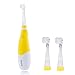 LEMONBEST® Ultra Soft Baby Electric Toothbrush LED Lights Baby Oral Care Training Toothbrush Yellow