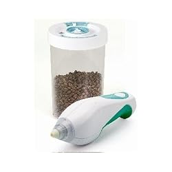 DSIVacuumCoffee,FoodStorageContainer,AirPumpplusLargeRoundContainer