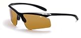 Bolle Performance Warrant Sunglasses (Shiny Black/Eaglevision 2 Dark + Polarized TNS)