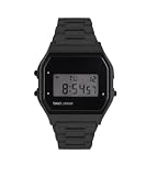 Breo Luminex Unisex Retro Cool Watch with LCD Dial and Black Plastic Strap