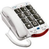 Amplified Corded Telephone With Talk Back And B