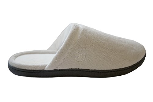 Isotoner Womens Microterry Zig Zag Olivia Slipper Clog