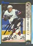 Nolan Yonkman, Kelowna Rockets - WHL Autographed Card