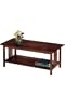 Mission Cocktail Tables Without Drawers Chestnut