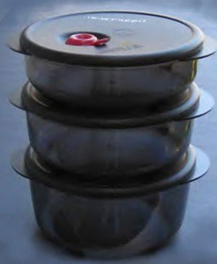 Rock N Serve Small Round Set - Black Seals