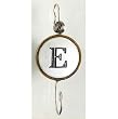 Monogram Large Ceramic Hook - E Monogram Large Ceramic Hook - E
