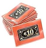 10 x 10 Euro Plaques - Perlmutt-Nachbildung - Preiswert!