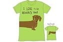 I Long to be Around You Nightshirt Lazy One Apparel Dachshund