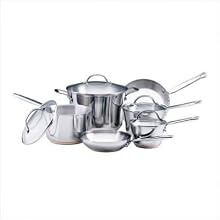 KitchenAid 71462 Gourmet Distinctions Stainless 10-Piece Cookware Set