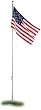20' Aluminum Flag Pole Kit