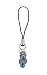 Cell Phone Charm - C34 - Strap Style - Flip Flop Slipper set with Crystals ~ Lt. Sapphire