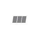 Music City Metals 53083 Stamped Porcelain Steel Cooking Grid Replacement for Gas Grill Model Master Forge P3018, Set of 3