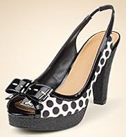 Limited Collection Spot Print Sling Bow Sandals