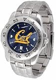 California (UC Berkeley) Golden Bears Sport Steel Band Ano-Chrome Men's Watch