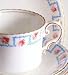 Kitchen & Housewares : Aynsley A260 Pink Rose Blue Rim Cake Plate