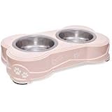 Loving Pets Dolce Diner Dog Bowl, Small, 1 Pint, Pink