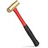 TEKTON 30903 Jacketed Fiberglass Brass Hammer, 16-Ounce