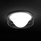 Jellyfish Wall/Ceiling Light Bulb: Incandescent, Size: 15.75", Finish: Amber / White