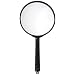 American Educational Plastic Frame Magnifier with Black Handle, 1.5X Magnification, 3" Diameter (Bundle of 10)