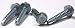 10 X 3/4 Type 25 TCS / Unslotted / Hex Washer Head / Steel / Zinc / 6,000 Pc. Carton