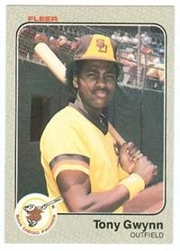 Tony Gwynn 1983 Fleer Baseball Card #360 San Diego Padres - mint condition unsigned rookie card