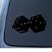 DICE - Car, Truck, Notebook, Vinyl Decal Sticker #1256 | Vinyl Color: Black