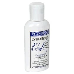 Eco-Dent Extra Brite Tooth Whitener, Without Fluoride, Dazzling Mint, 2 oz (56 g)