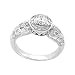 Platinum Diamond Engagement Ring - 0.60 Ct.