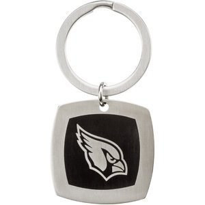 Stainless Steel 35.00MM X 35.00MM Arizona Cardinals Logo Keychain