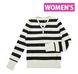 ナイキ アウター <strong>カシミヤ</strong>フィールコットンストライプ長袖セーター 362618 レディス